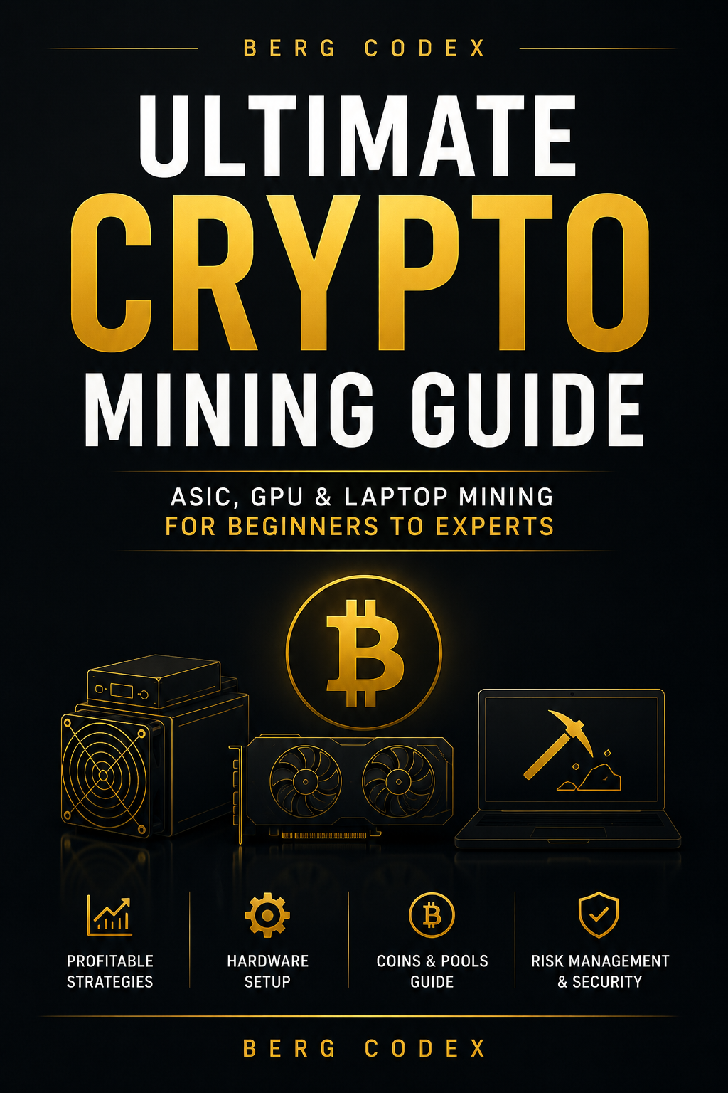The Berg Codex: Ultimate Crypto Mining Guide 2026 - ASIC, GPU & Laptop Mining for Beginners to Experts