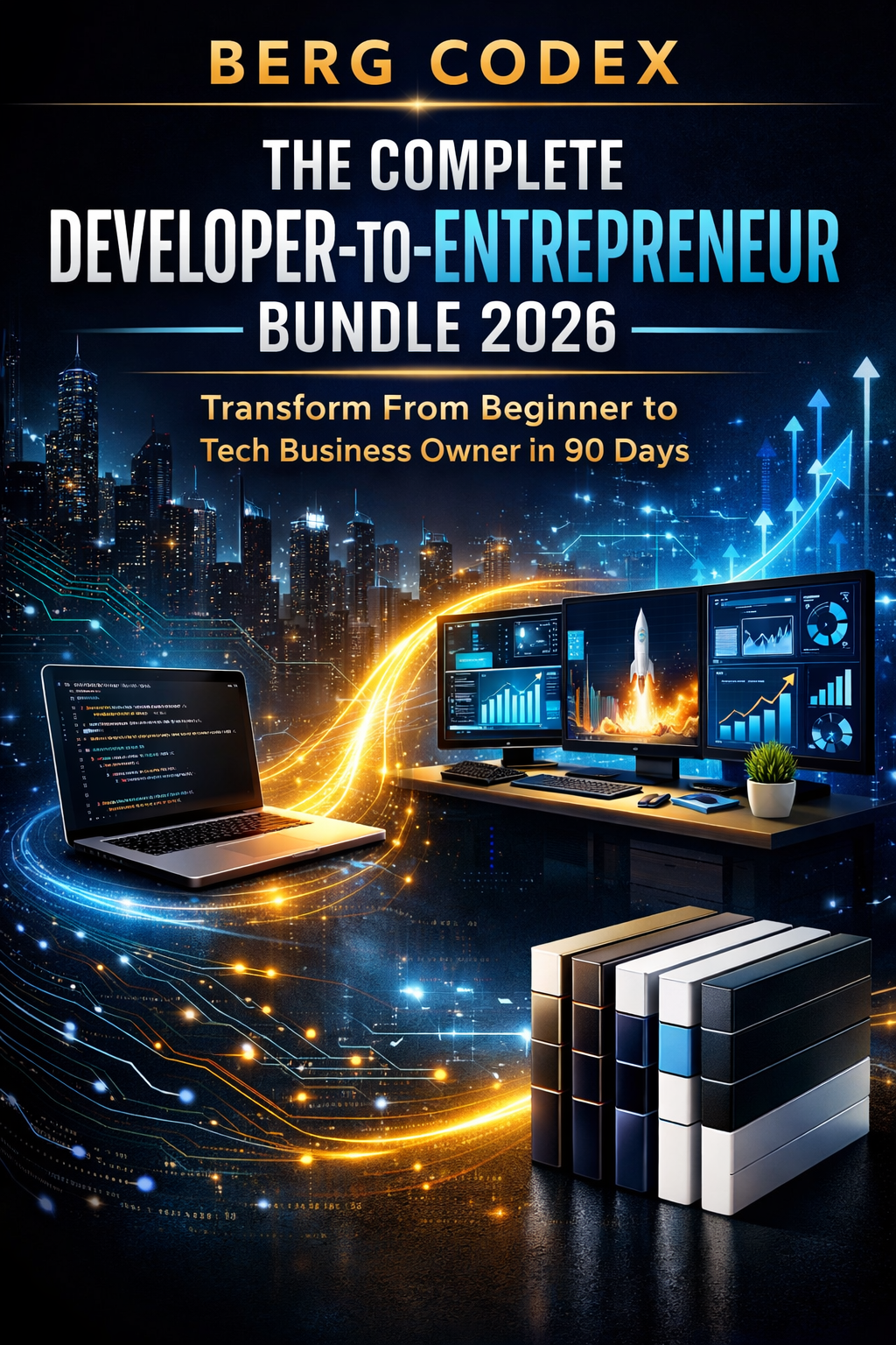 The Complete Developer-to-Entrepreneur Bundle 2026 | Transform From Beginner to Tech Business Owner in 90 Days