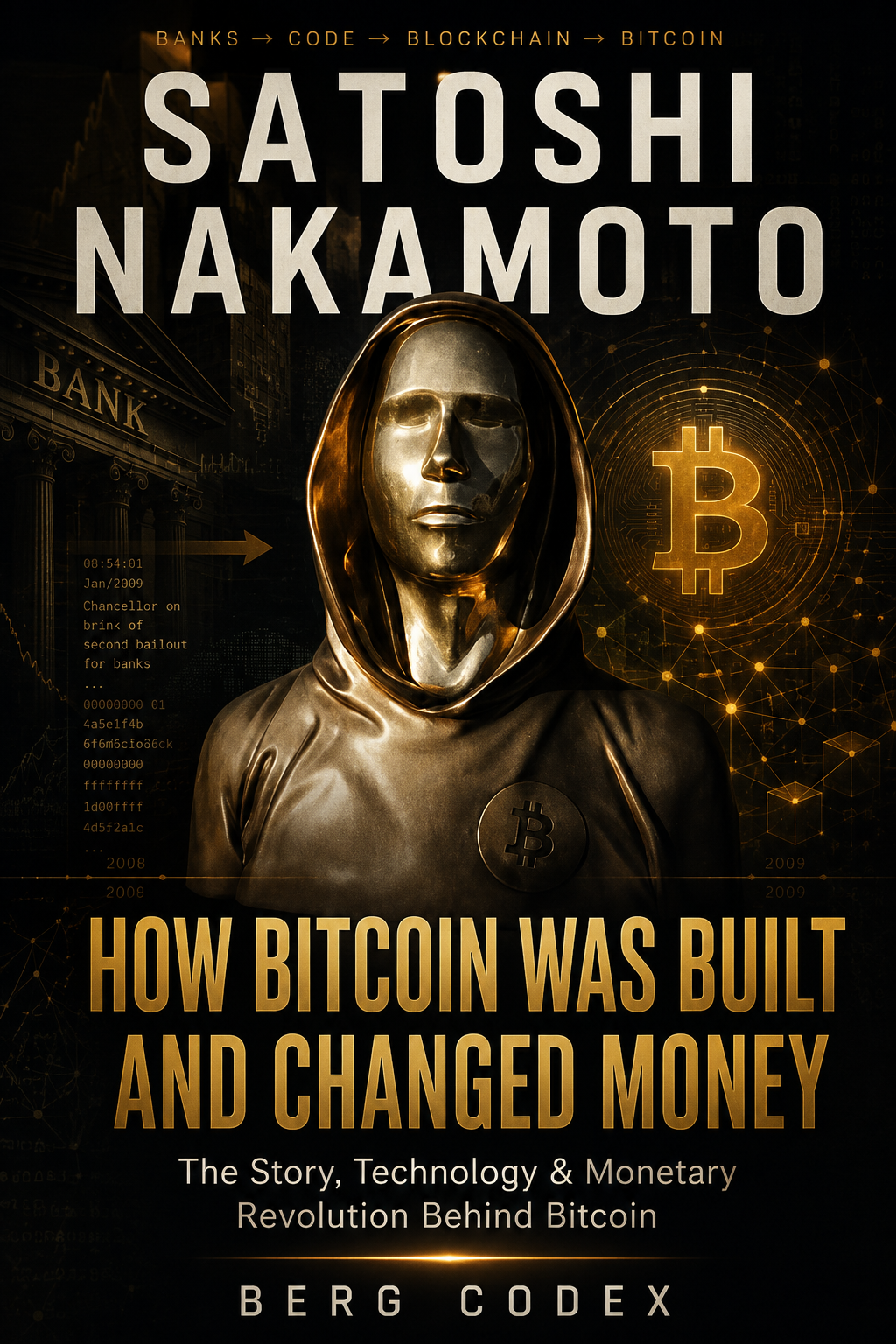Satoshi Nakamoto: How Bitcoin Was Built and Changed Money — The Story, Technology & Monetary Revolution Behind Bitcoin