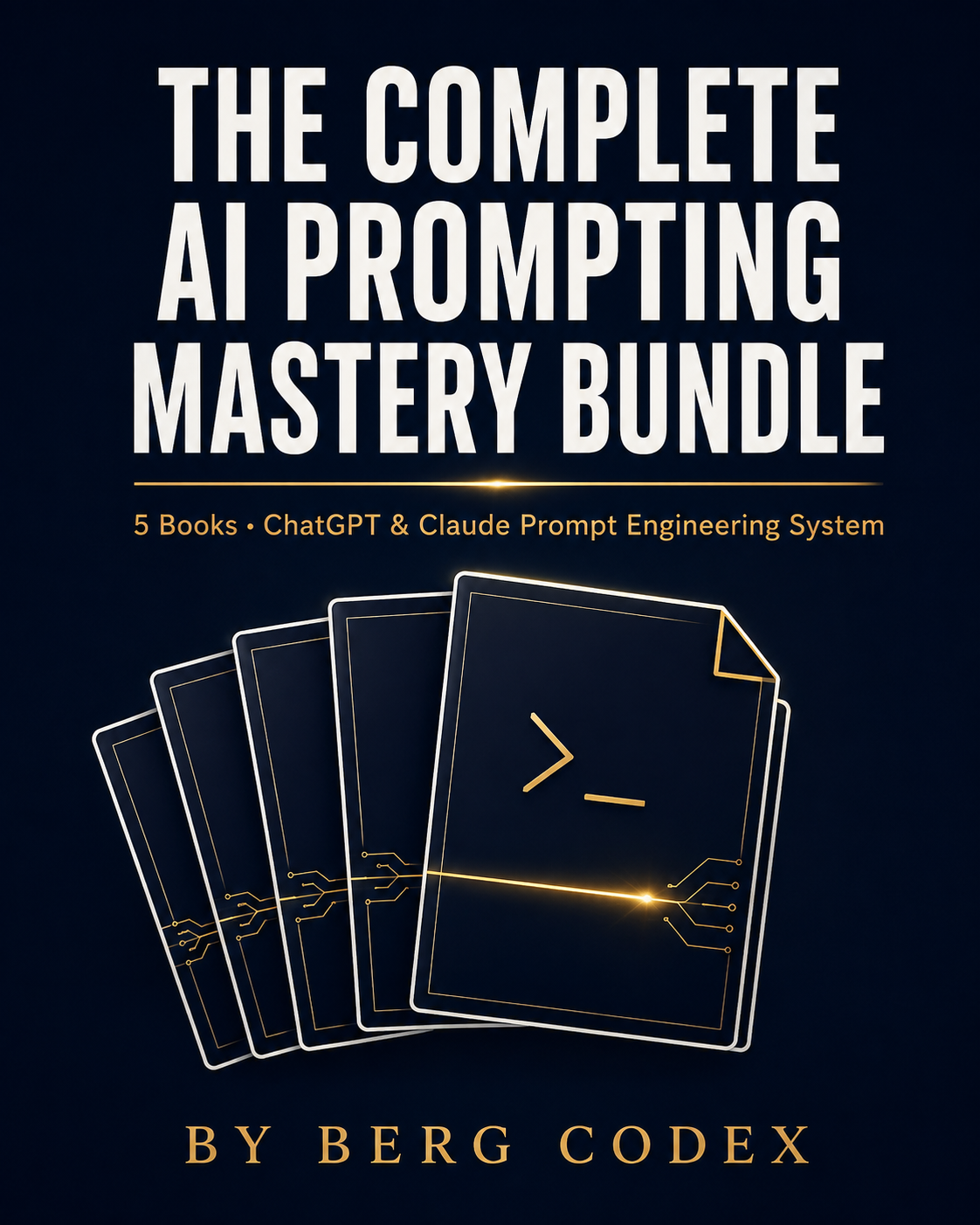The Complete AI Prompting Mastery Bundle — 5 Books | 850+ Pages | ChatGPT & Claude Prompt Engineering System