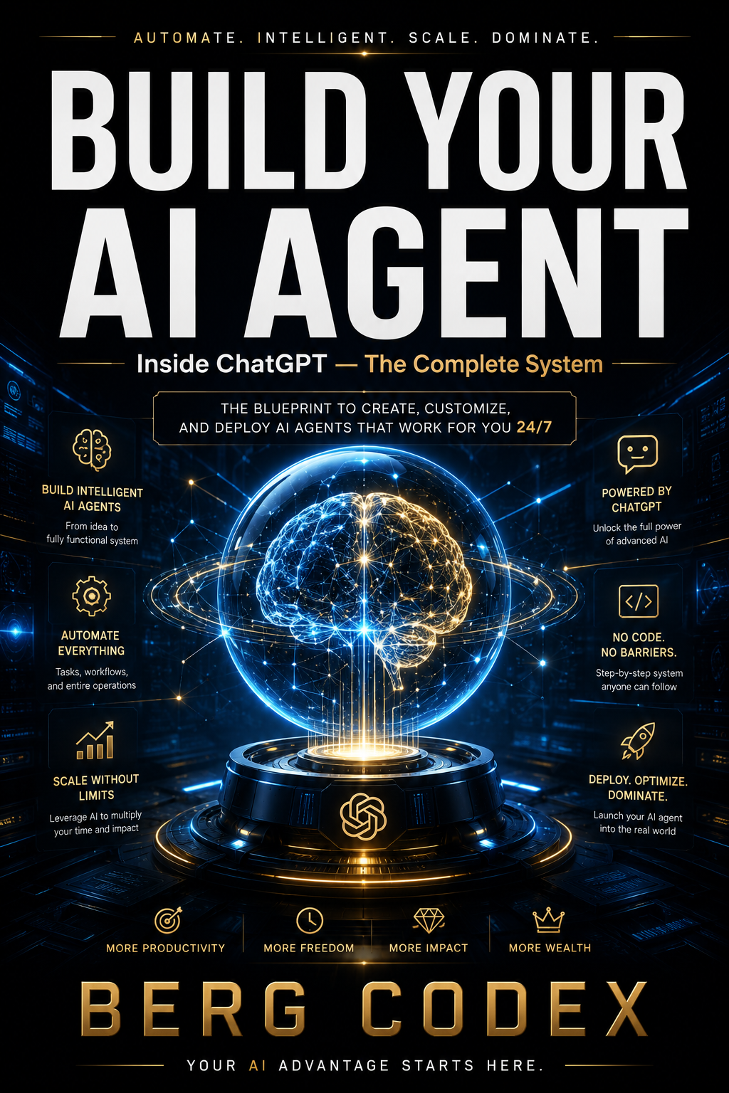 Build Your AI Agent Inside ChatGPT — The Complete System (Berg Codex)
