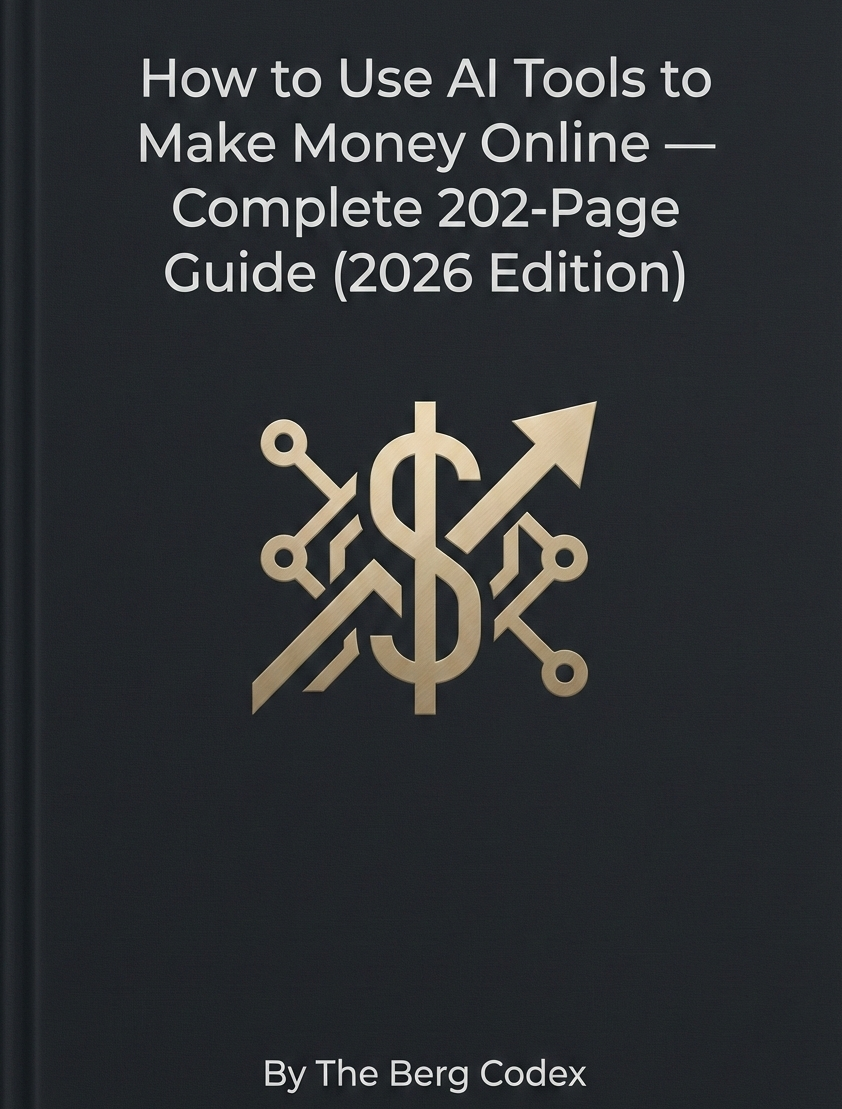 💡 How to Use AI Tools to Make Money Online The Complete 202-Page Guide (2026 Edition)