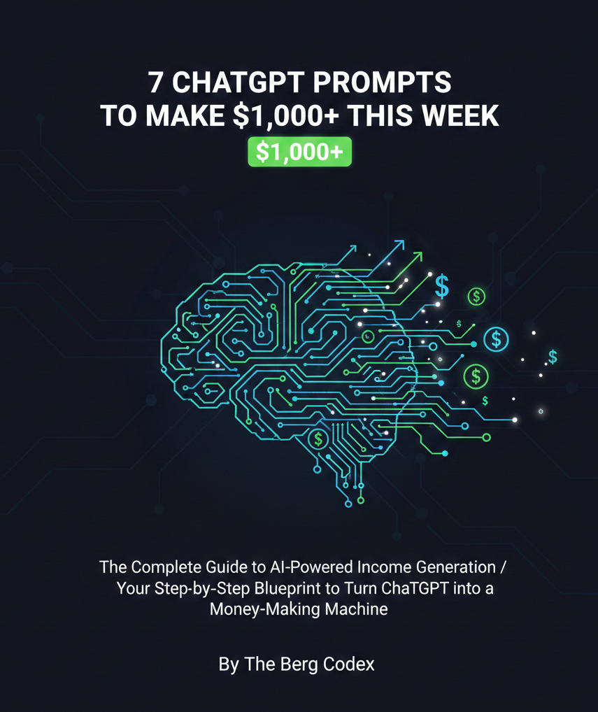 7 ChatGPT Prompts To Make $1,000+ This Week