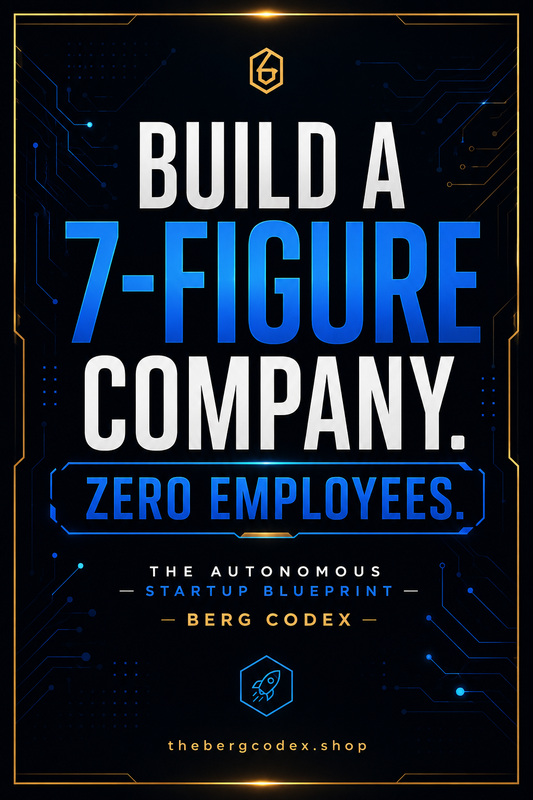 The Autonomous Startup Blueprint: How to Build a 7-Figure AI Agent Business With Zero Employees