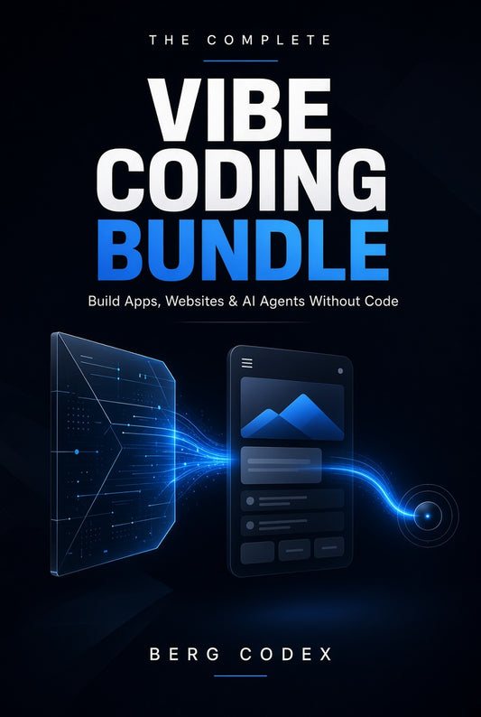 The Complete Vibe Coding Bundle | Build Apps, Websites & AI Agents Without Code | Berg Codex