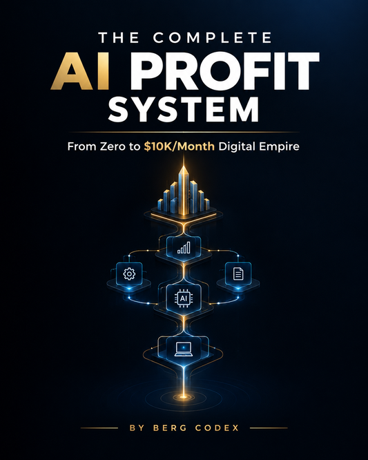 The Complete AI Profit System: From Zero to $10K/Month Digital Empire