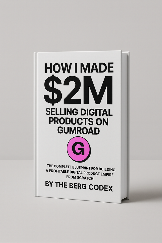 How I Made $2M Selling Digital Products on Gumroad: The Complete Blueprint for Building a Profitable Digital Product Empire from Scratch