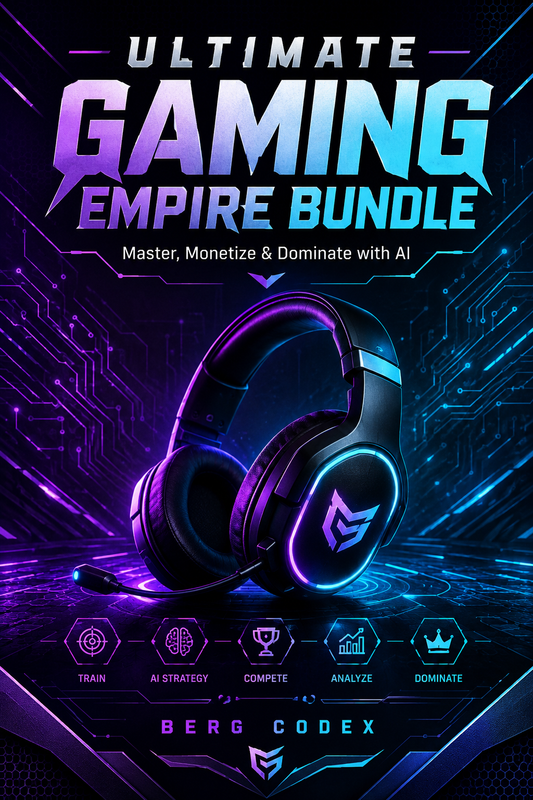 Ultimate Gaming Empire Bundle 2026: AI Gaming Income System for Gamers, Streamers & Esports Pros