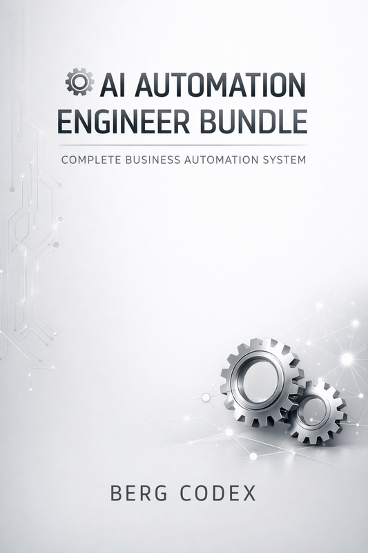 ⚙️ AI Automation Engineer Bundle - Complete Business Automation System