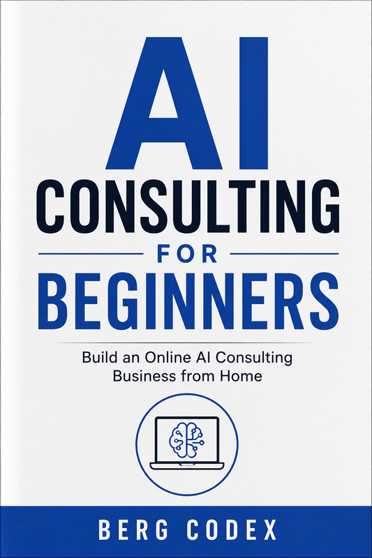 AI Consulting for Beginners — Build an Online AI Consulting Business from Home | 336-Page Complete Guide + Templates (PDF)