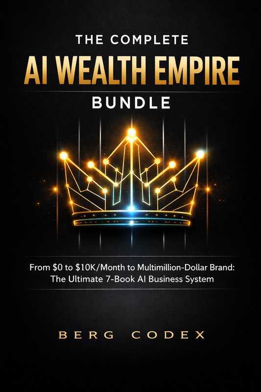 🔥 The Complete AI Wealth Empire Bundle — From $0 to Multimillion-Dollar Brand: The Ultimate 7-Book AI Business System