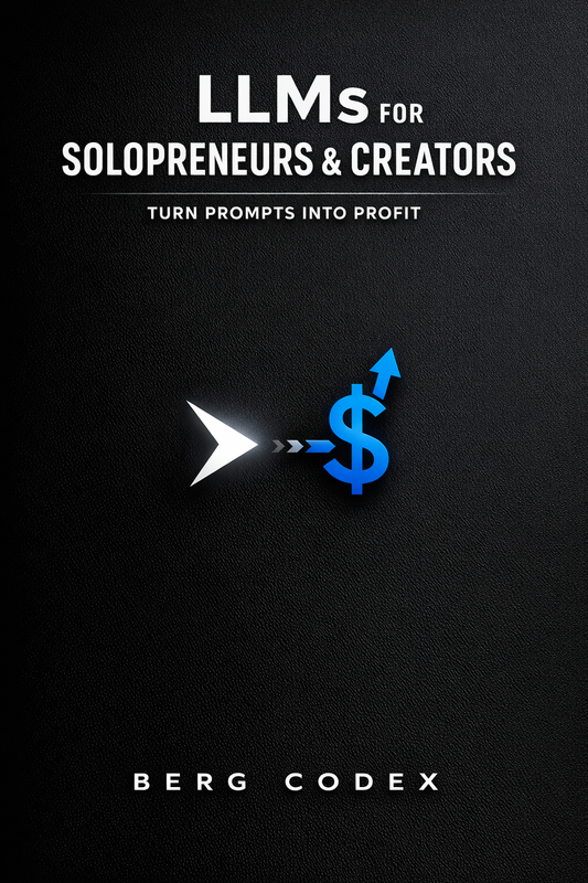 LLMs for Solopreneurs & Creators: Turn Prompts Into Profit