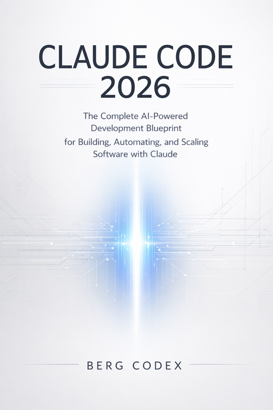 Claude Code 2026 — The Complete AI-Powered Development Blueprint Berg Codex | 118 Pages | Digital Book