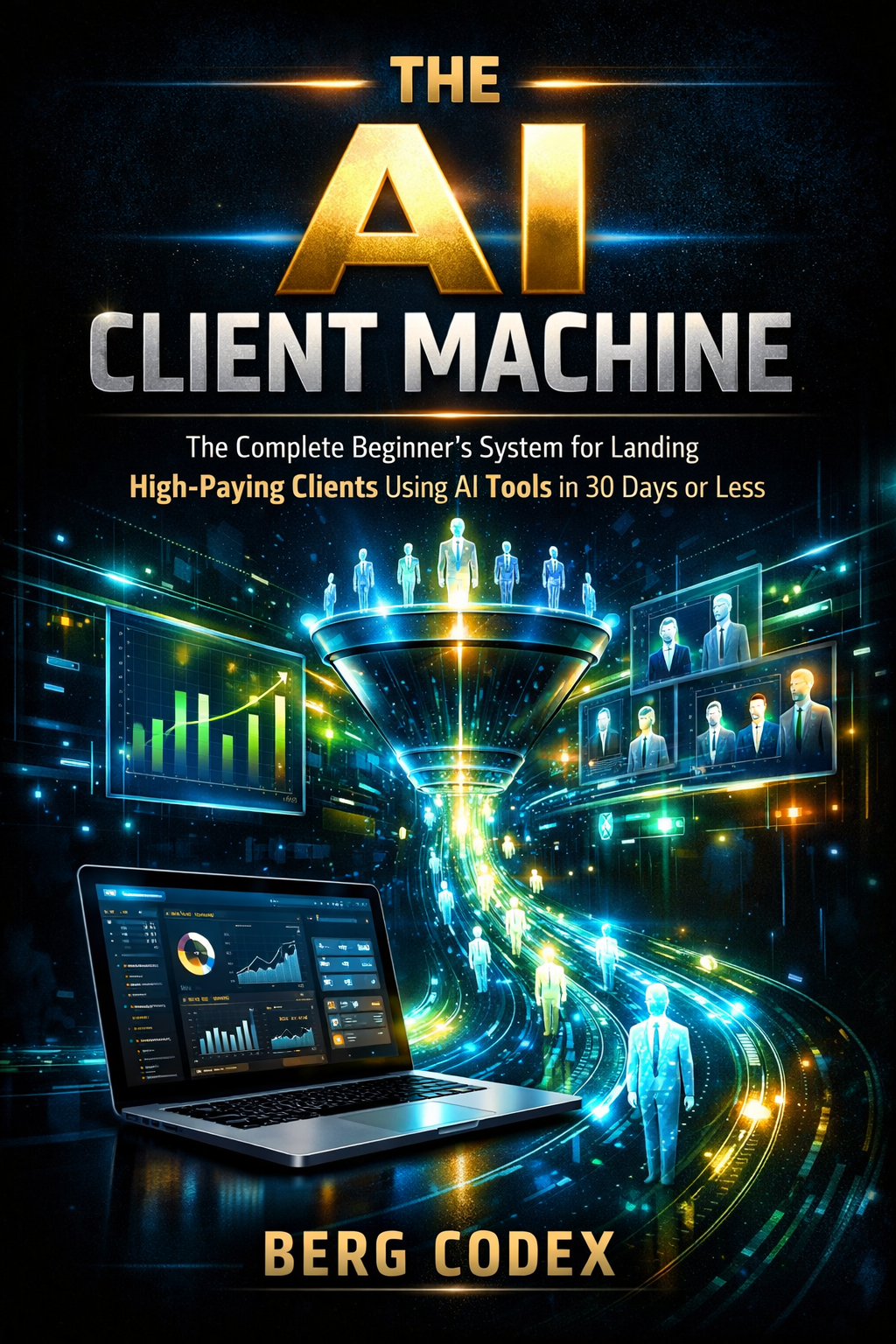 The AI Client Machine — The Complete Beginner's System for Landing High-Paying Clients Using AI Tools in 30 Days or Less | 148 Pages | By Berg Codex