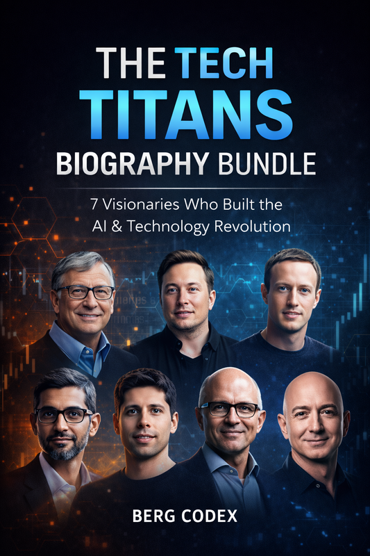 🚀 THE TECH TITANS BIOGRAPHY BUNDLE: 7 Visionaries Who Built the AI & Technology Revolution