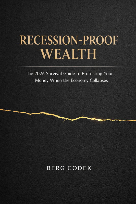 Recession-Proof Wealth: The 2026 Survival Guide to Protecting Your Money When the Economy Collapses (186 Pages)