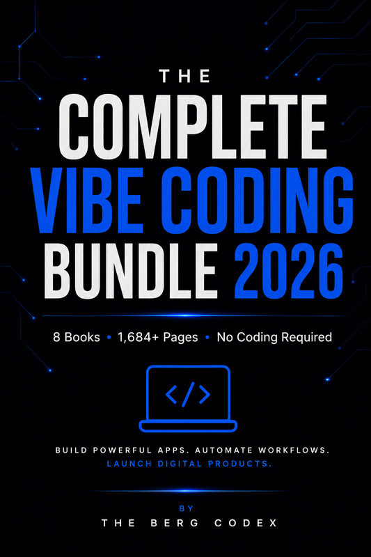 🚀 The Complete Vibe Coding Bundle 2026 | Build Apps, Websites & AI Agents Without Code | Berg Codex