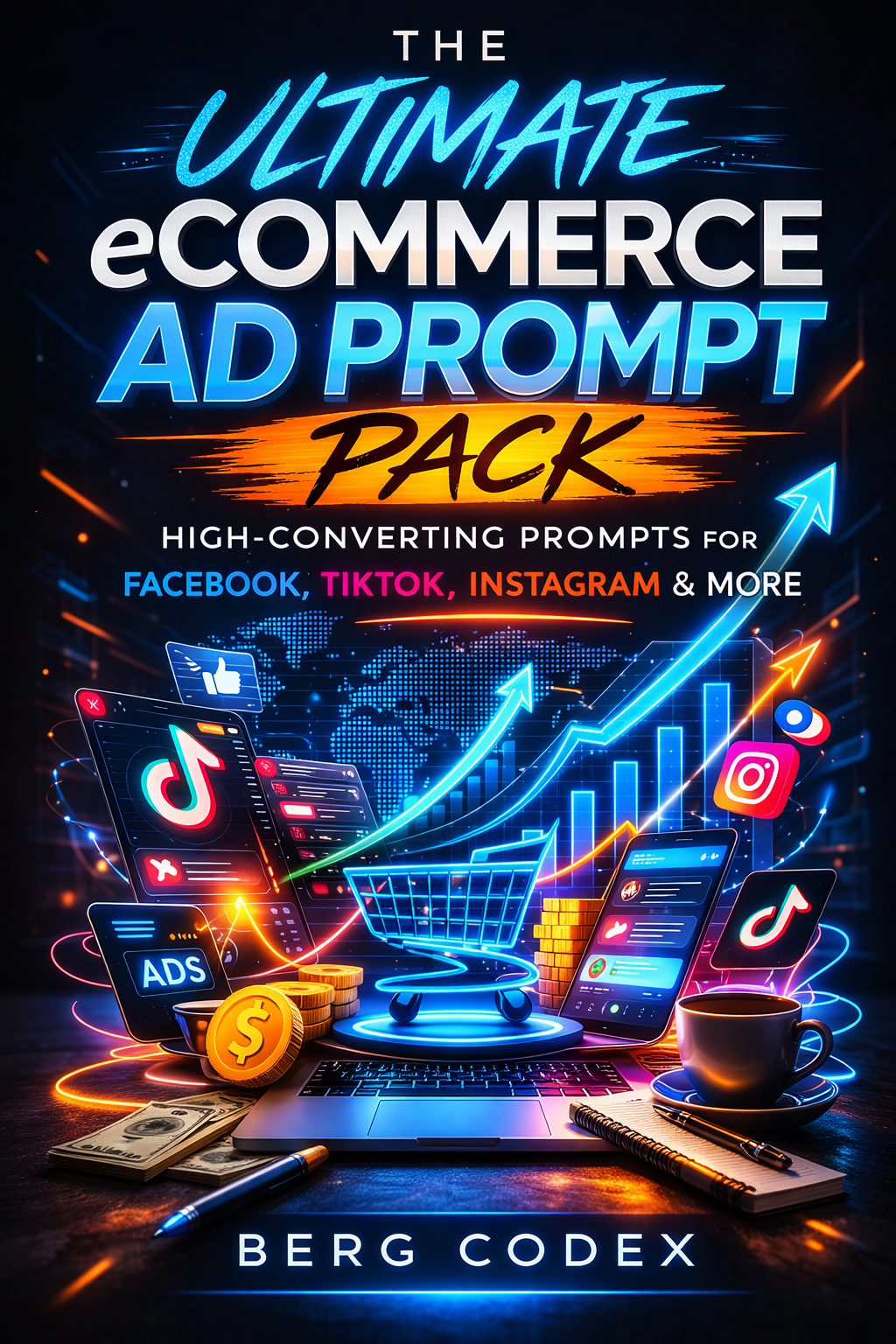 The Ultimate eCommerce Ad Prompt Pack High-Converting AI Prompts for Facebook, TikTok, Instagram & More