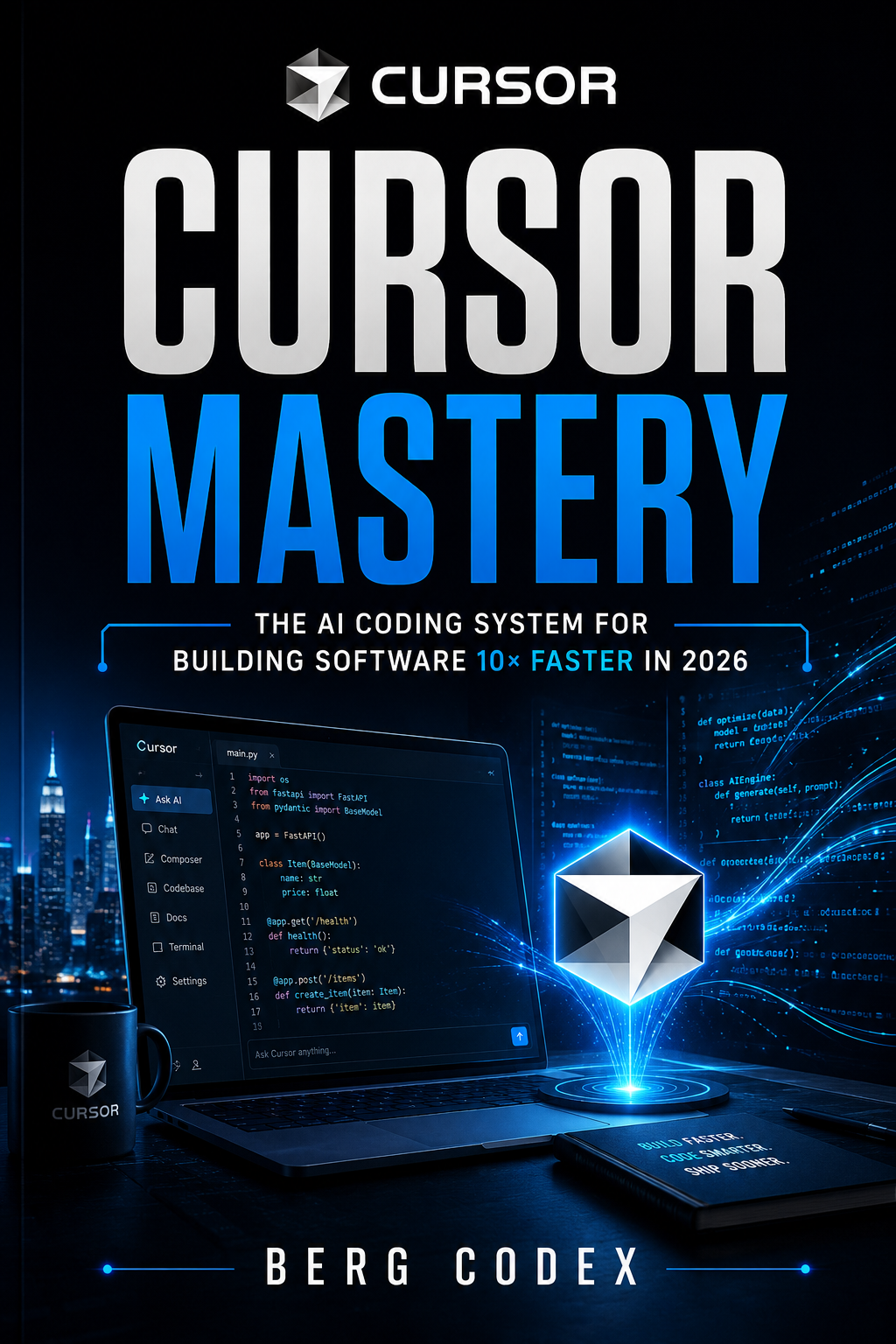 Cursor Mastery: The AI Coding System for Building Software 10x Faster in 2026 — 176-Page Digital Book by BERG CODEX