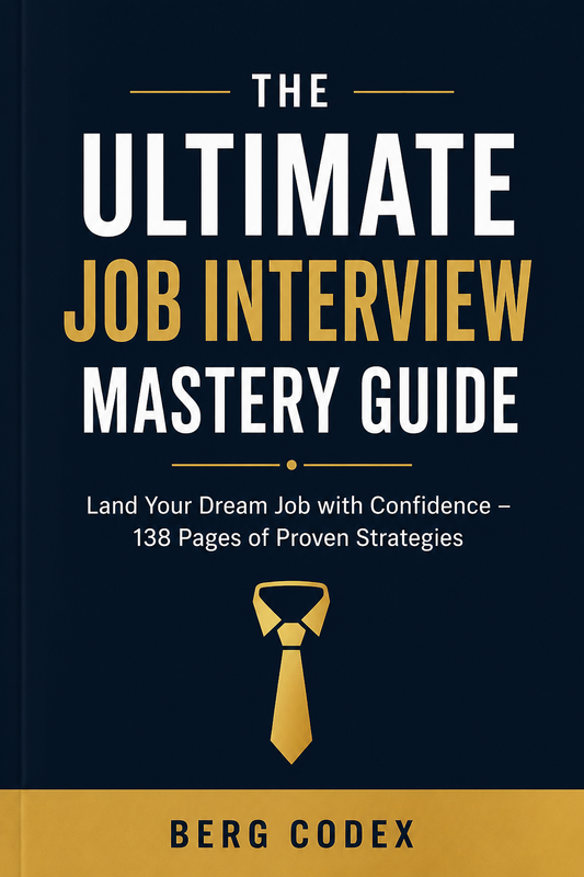 The Ultimate Job Interview Mastery Guide   Land Your Dream Job with Confidence – 138 Pages of Proven Strategies