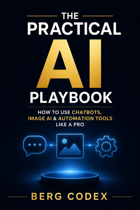 The Practical AI Playbook: How to Use Chatbots, Image AI & Automation Tools Like a Pro