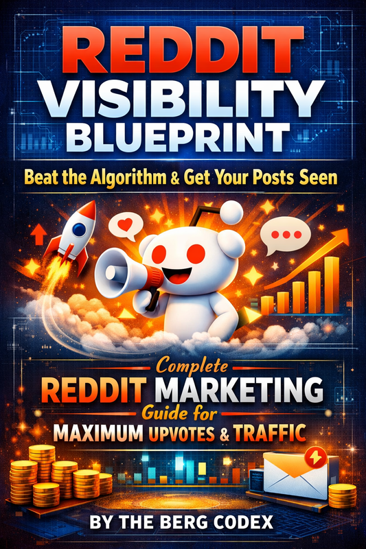 Reddit Visibility Blueprint: Beat the Algorithm & Get Your Posts Seen - Complete Reddit Marketing Guide for Maximum Upvotes & Traffic