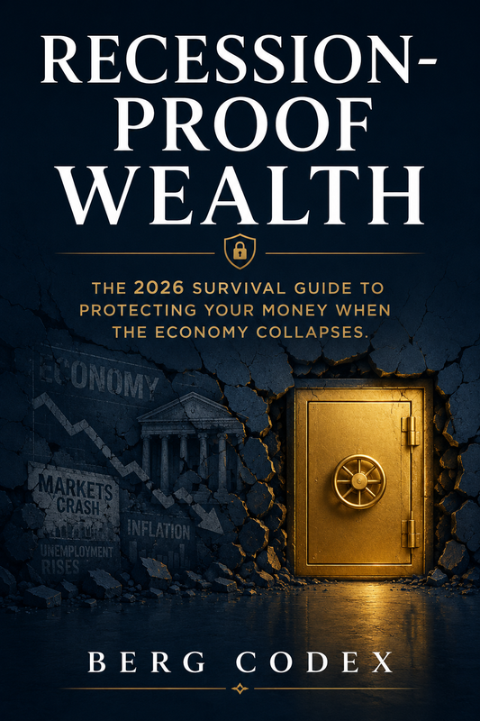 Recession-Proof Wealth: The 2026 Survival Guide to Protecting Your Money When the Economy Collapses (186 Pages)