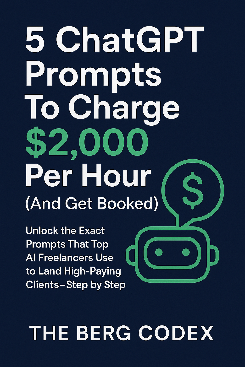 5 ChatGPT Prompts To Charge $2,000 Per Hour (And Get Booked) - Complete Digital Guide
