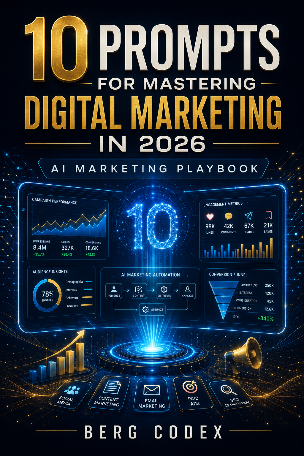 10 Prompts for Mastering Digital Marketing in 2026 — AI Marketing Playbook | Berg Codex