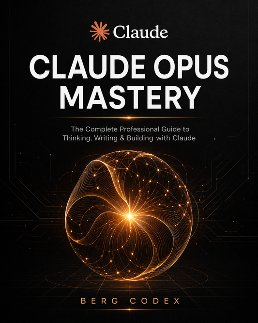 Claude Opus Mastery — The Complete Professional Guide to Thinking, Writing & Building with Claude (BERG CODEX