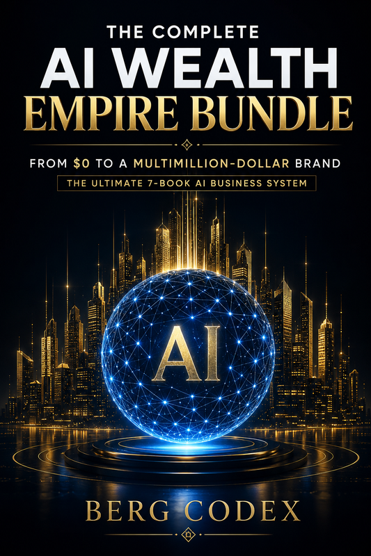 🔥 The Complete AI Wealth Empire Bundle — From $0 to Multimillion-Dollar Brand: The Ultimate 7-Book AI Business System