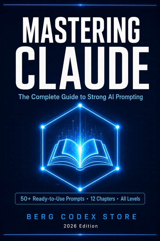Mastering Claude: The Complete Guide to Strong AI Prompting | 50+ Ready-To-Use Prompts | Beginner to Advanced | PDF Download