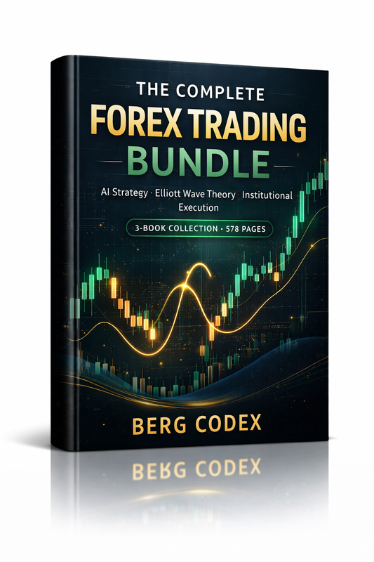The Complete Forex Trading Bundle — AI Strategy, Elliott Wave Theory & Institutional Execution | Berg Codex | 3-Book Collection | 578 Pages