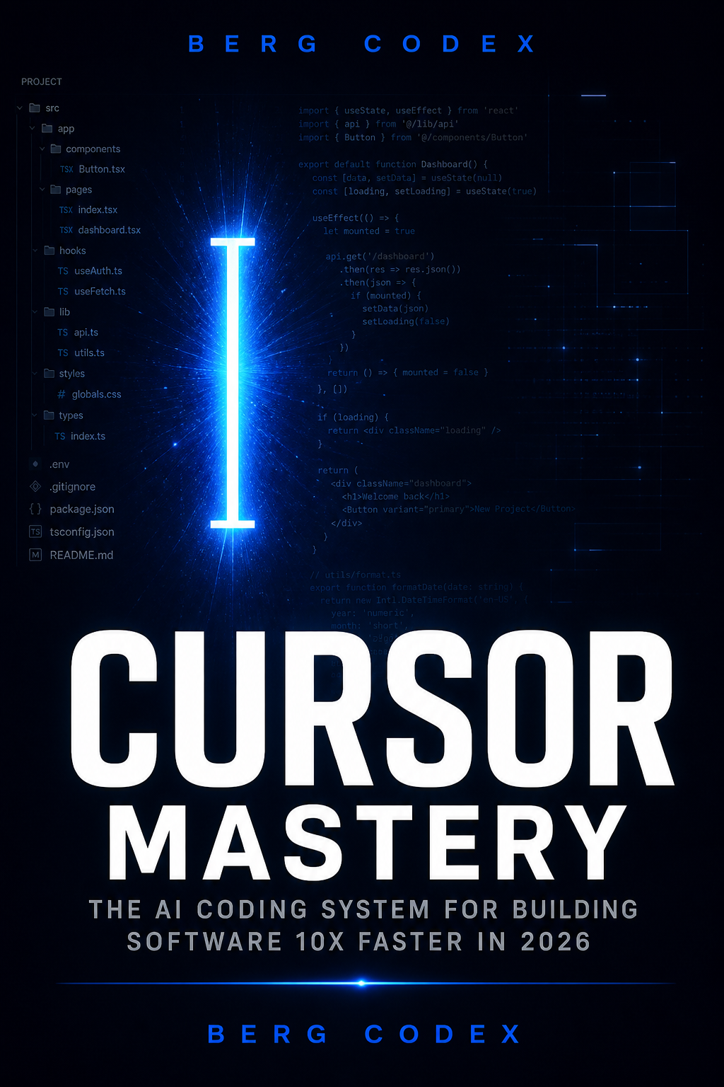Cursor Mastery: The AI Coding System for Building Software 10x Faster in 2026 — 176-Page Digital Book by BERG CODEX