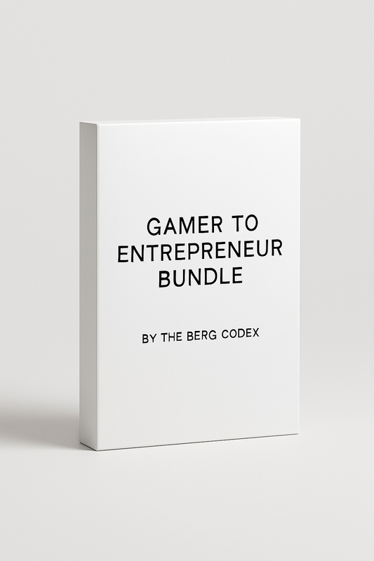 🎮 Gamer to Entrepreneur Bundle — Your Complete Gaming Income System