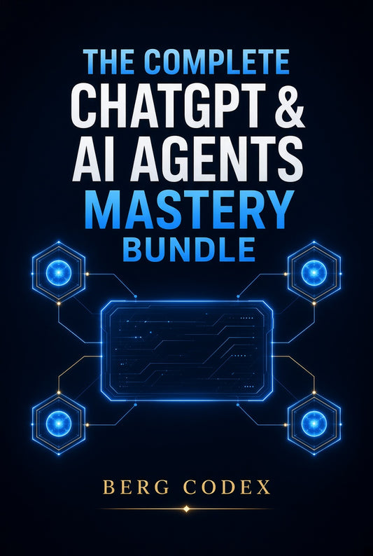 ChatGPT & AI Agents Mastery Bundle: 9 PDF Guides